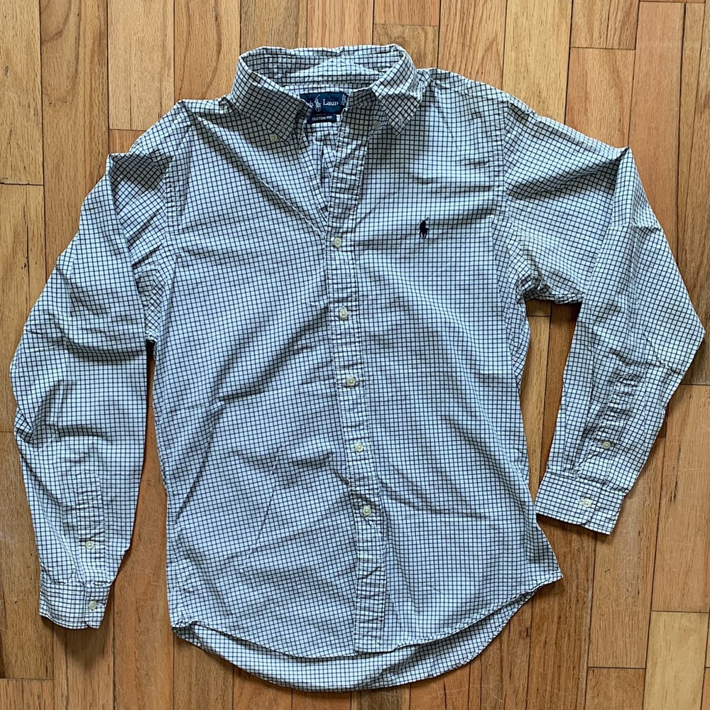 Ralph Lauren MENS Button Down Plaid Shirt